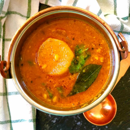 Radish sambar (dal)