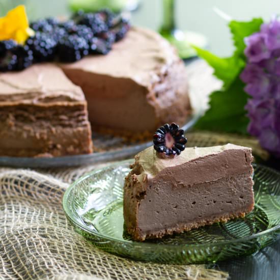 Chocolate cheesecake