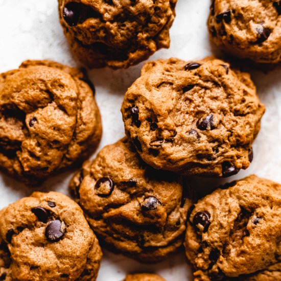 Vegan Pumpkin Chocolate Cookies