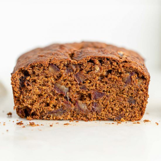 Vegan Pumpkin Date Bread