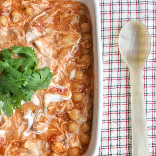 Slow Cooker Chicken with Chickpeas
