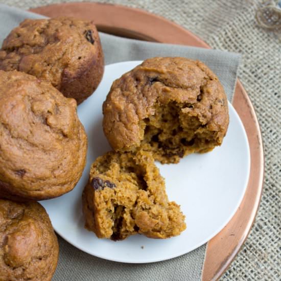 Healthy Pumpkin Muffins