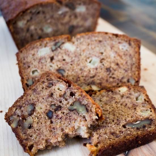 Spiced Apple Banana Bread