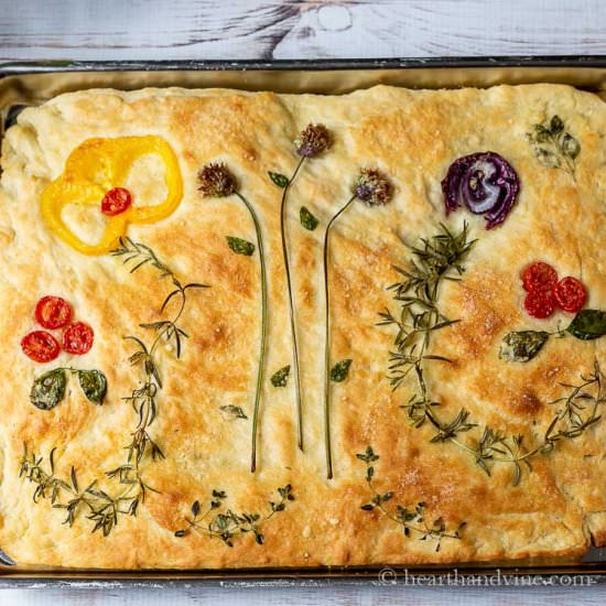 Focaccia Bread Art