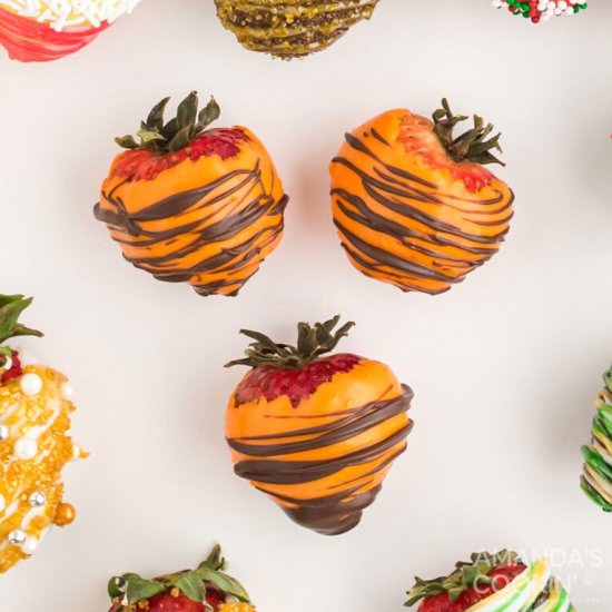 Fall Chocolate Covered Strawberries
