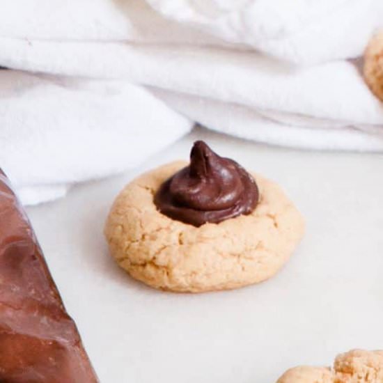 Healthy Peanut Butter Blossoms