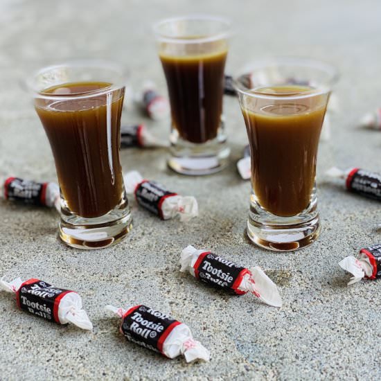 Tootsie Roll Shots