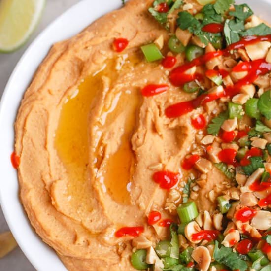 Thai Peanut Hummus