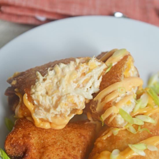 Crab Cake Egg Rolls