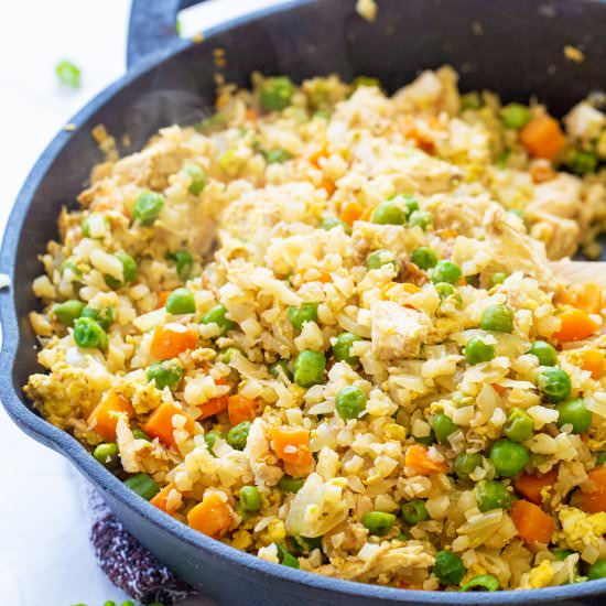Chicken Cauliflower Fried Rice