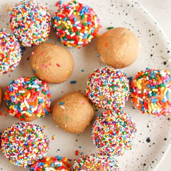 Healthy Cake Batter Balls