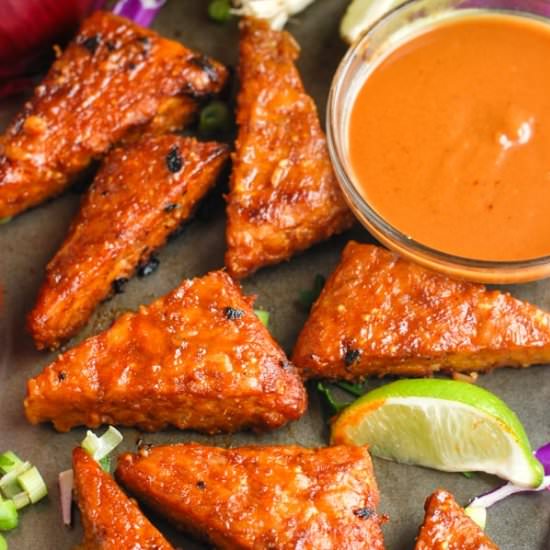 Spicy Peanut Tempeh