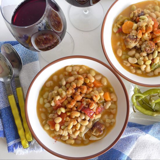 Shelling Beans Spanish Style