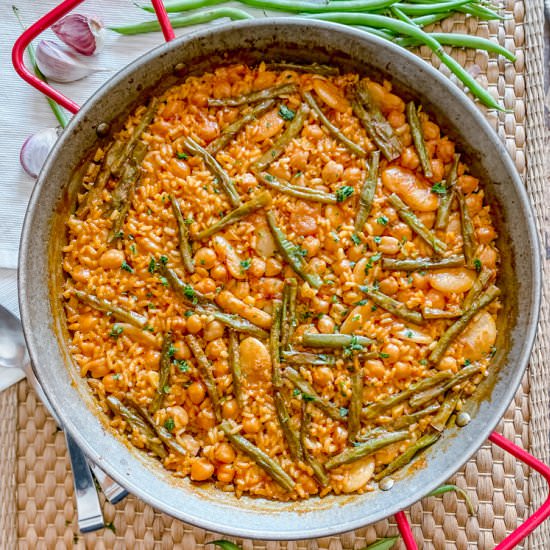 3-Bean Spanish Vegan Paella