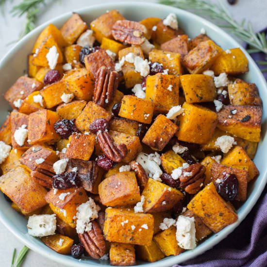 Roasted butternut squash