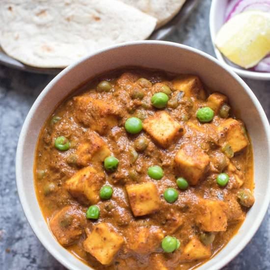 INSTANT POT MATAR PANEER