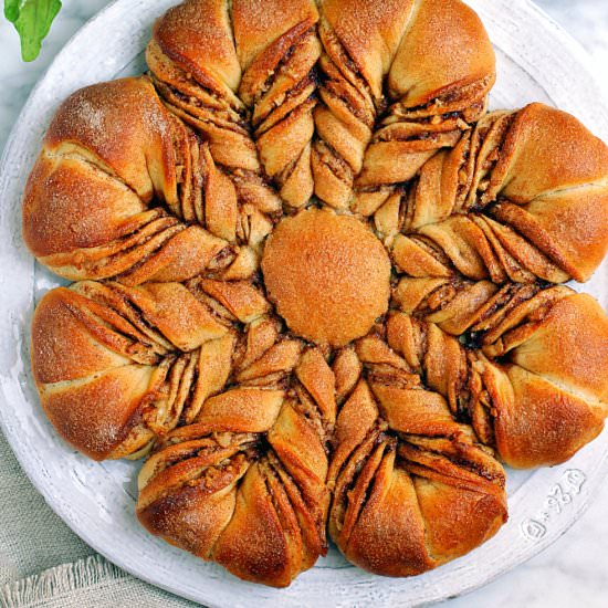 Banana Nut Star Bread