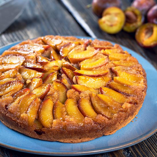 Plum Upside Down Cake
