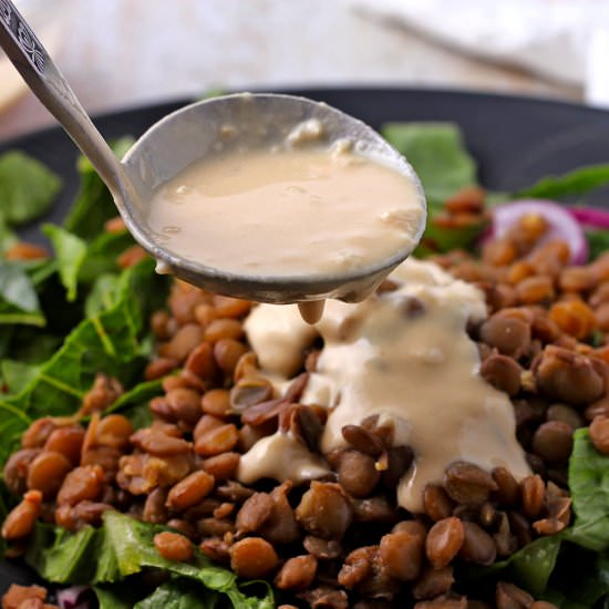 lemon tahini dressing (oil-free)