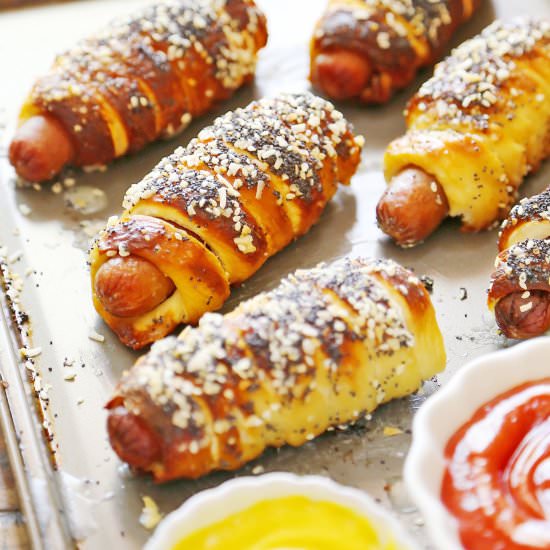 Easy Everything Pretzel Dogs