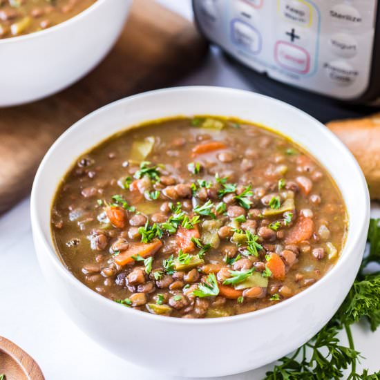 Instant Pot Lentil Soup