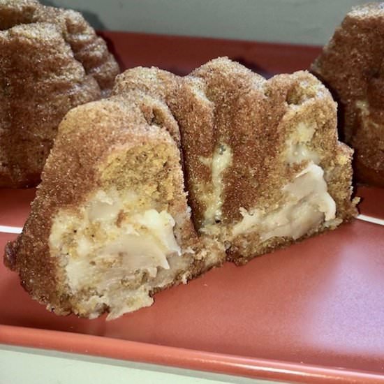 Cream Cheese filled Pumpkin Cake