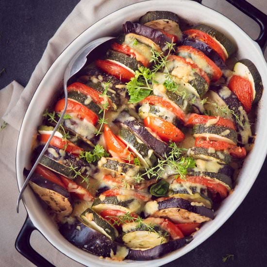 Oven roasted vegetables