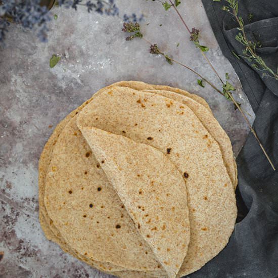 Easy Homemade Whole Wheat Tortillas
