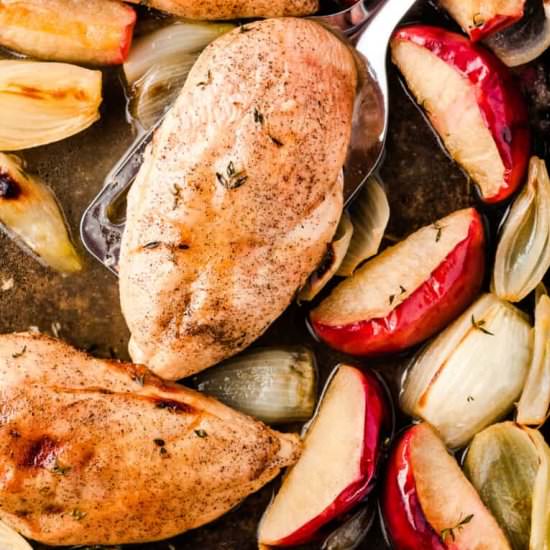 Chicken with Apples!