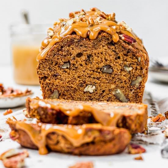 Toffee Pecan Banana Bread