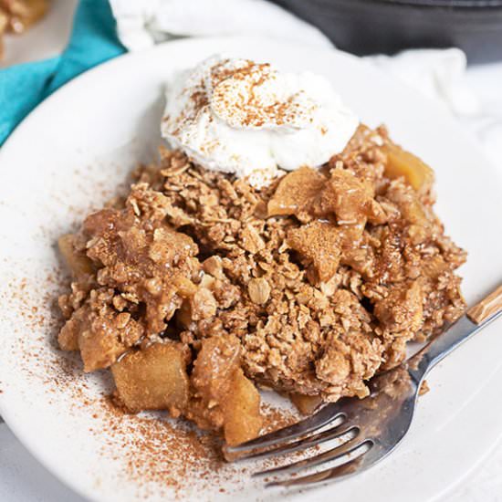 Cast Iron Skillet Apple Crisp
