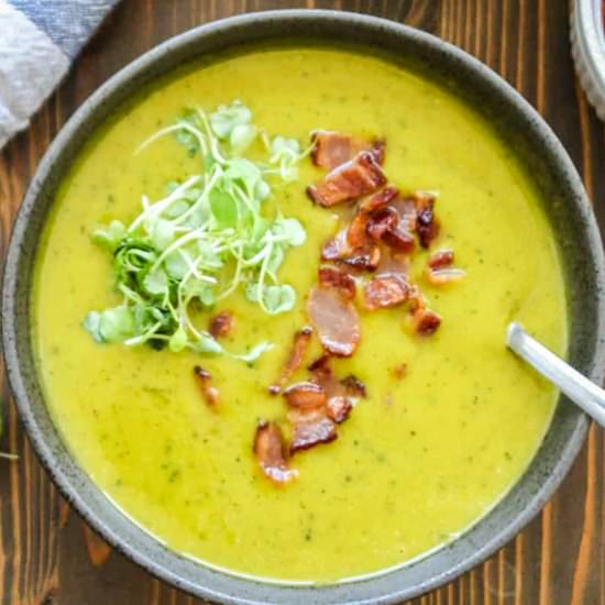 Kabocha Squash Bacon Soup
