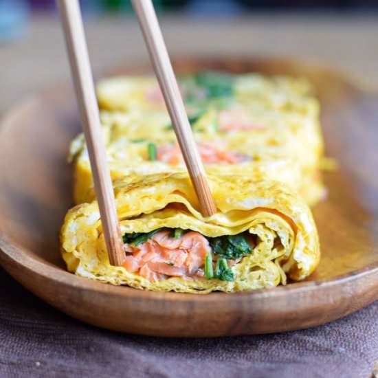 Smoked Salmon & Cheese Tamagoyaki