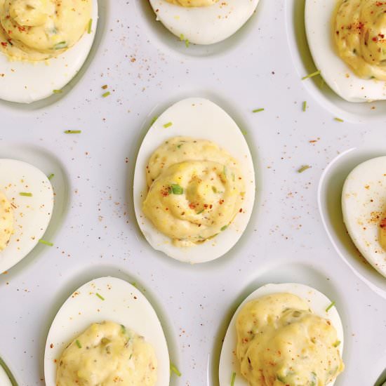 Zesty Old Bay Deviled Eggs