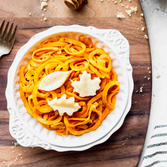 Spiralized Sweet Potatoes