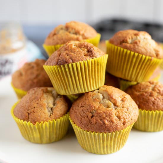 peanut Butter & Banana Muffins