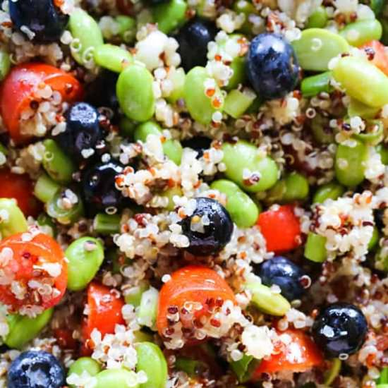 Quinoa Edamame Salad