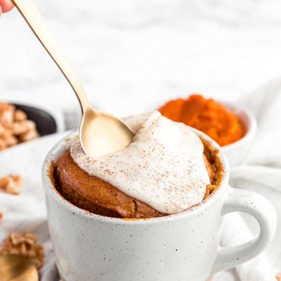 This Pumpkin Mug Cake
