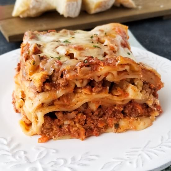 slow cooker lasagna