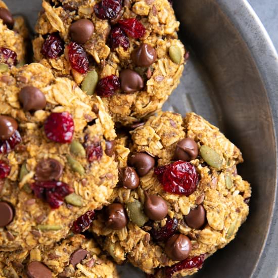 Autumn Granola Breakfast Cookies