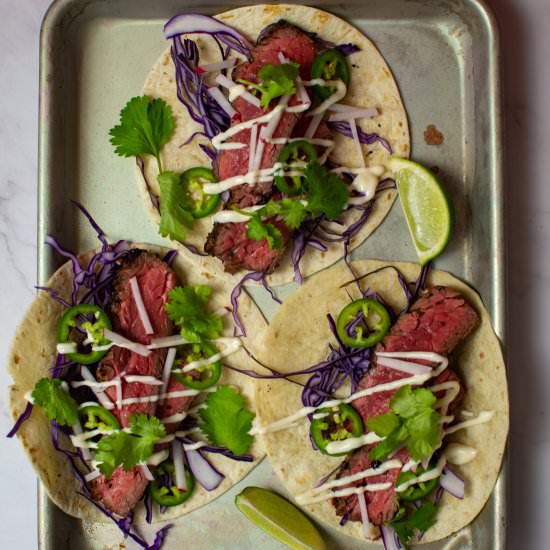 Steak Tacos – Carne Asada
