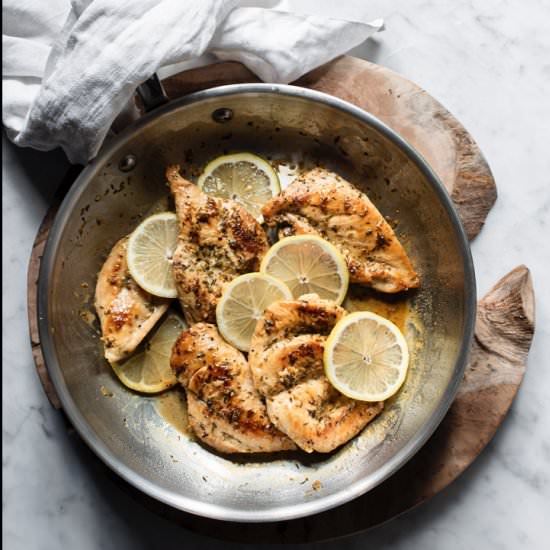 Lemon and herb chicken