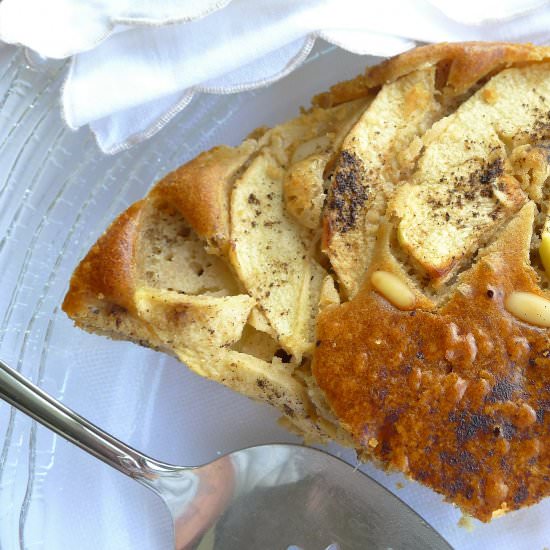Apple Cake with Honey-Wine Syrup