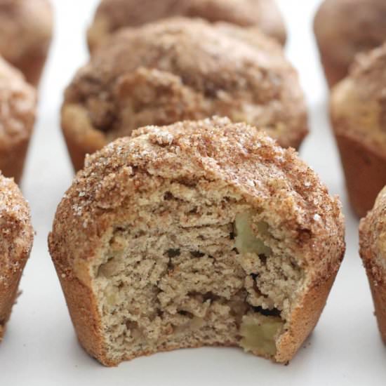 GF/V Apple Cinnamon Muffins