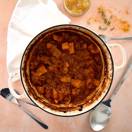 Beef and Sweet Potato Curry