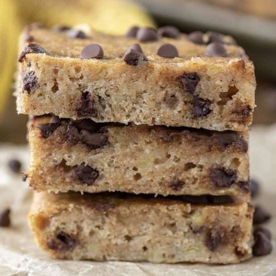 Chocolate Chip Banana Bars