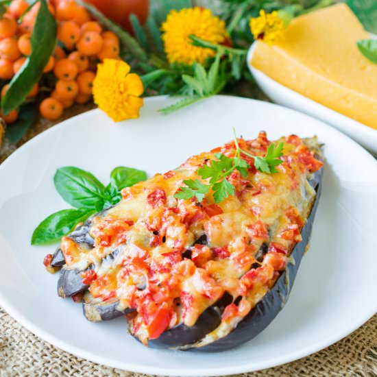 Roasted Eggplant Fan
