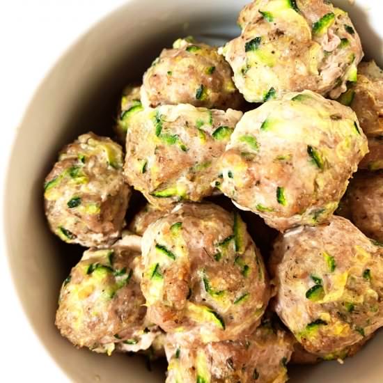 Turkey Zucchini Meatballs