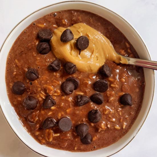Chocolate PB Overnight Oats
