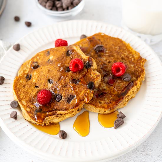 Whole Grain Protein Pancakes